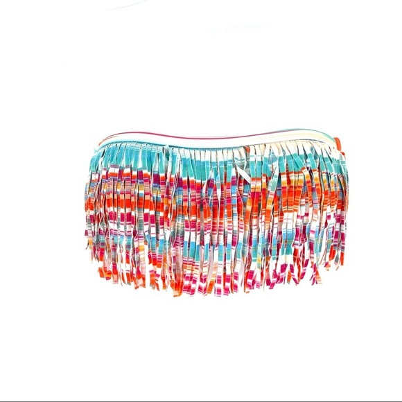 l*space Other - L*Space Women’s Orange Blue Bikini Top